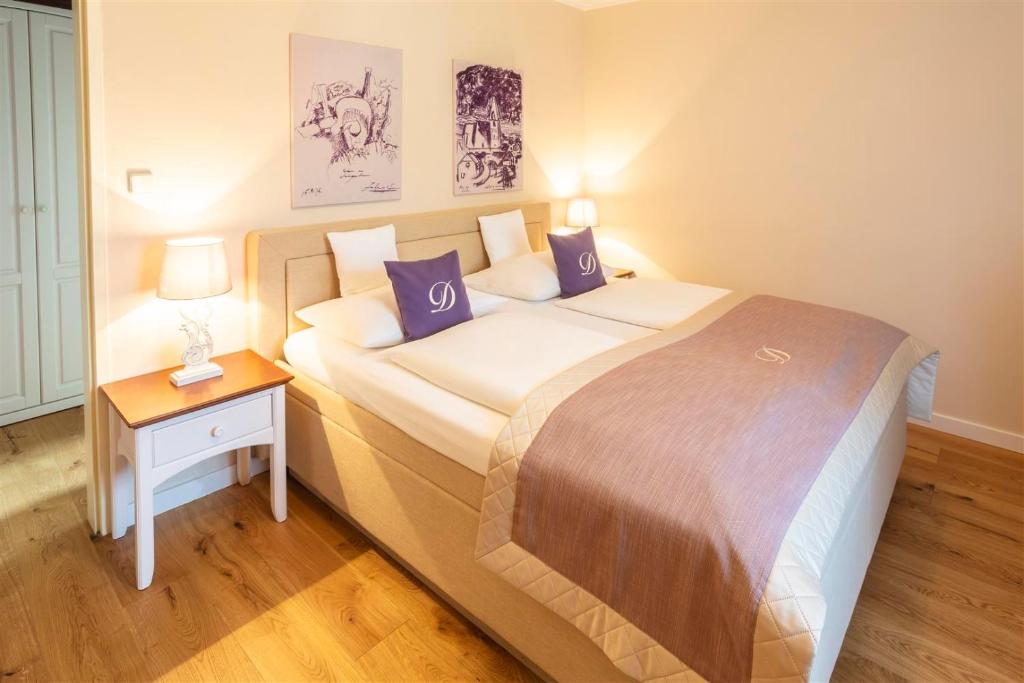 Voodi või voodid majutusasutuse Donauhof - Hotel garni toas