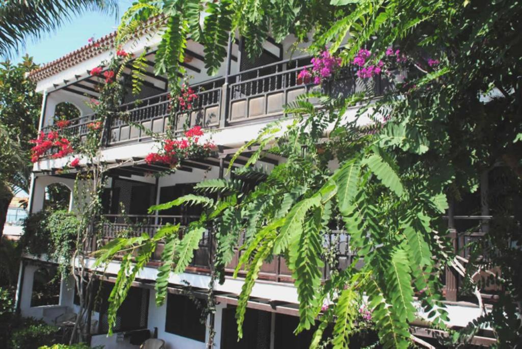 Vonkajšia záhrada v ubytovaní Hotel Parque Tropical