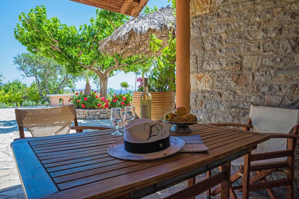 Patio nebo venkovní prostory v ubytování Palaeopoli Villas