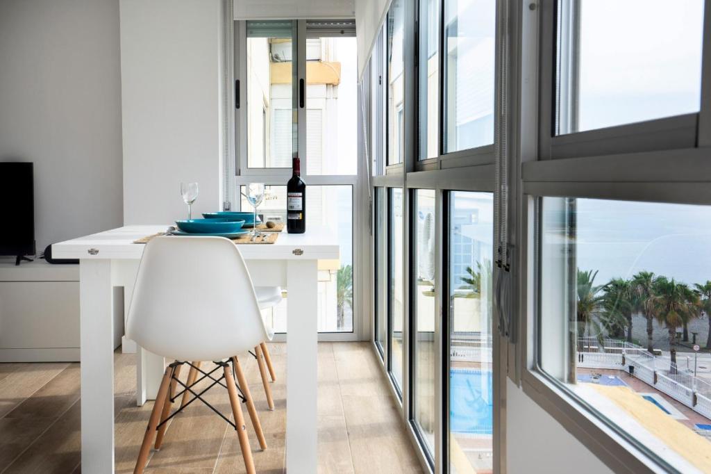 Bazén v ubytování Rio de Janeiro Beach - Apartamento a estrenar en primera linea de playa nebo v jeho okolí