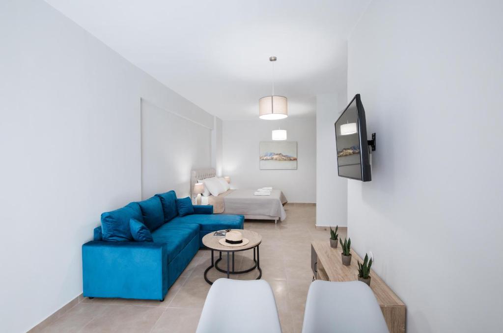 TV a/nebo společenská místnost v ubytování Casa Ntore Luxury Apartments