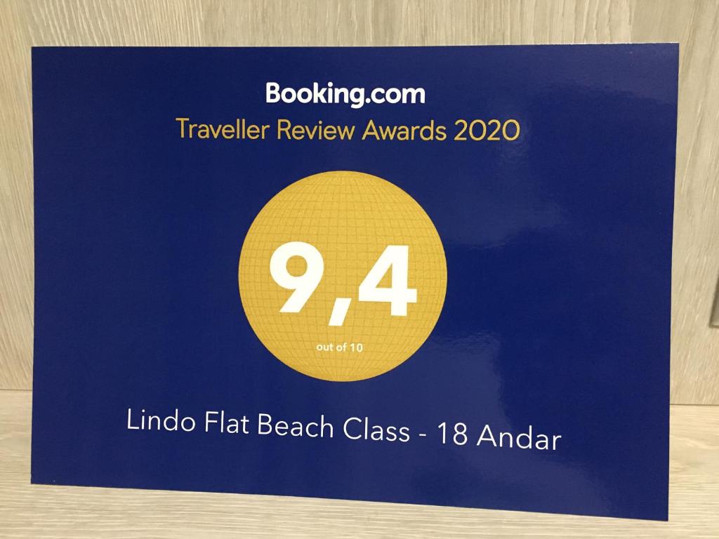  Lindo Flat Beach Class - Varanda com Tela