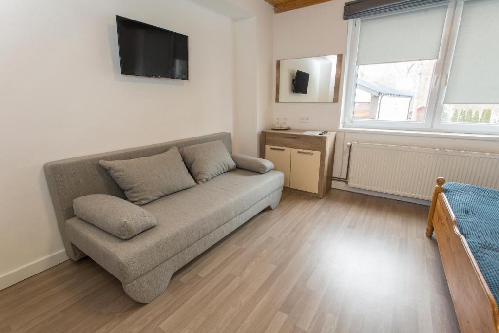 TV o dispositivi per l'intrattenimento presso Guesthouse YeS in Bodice