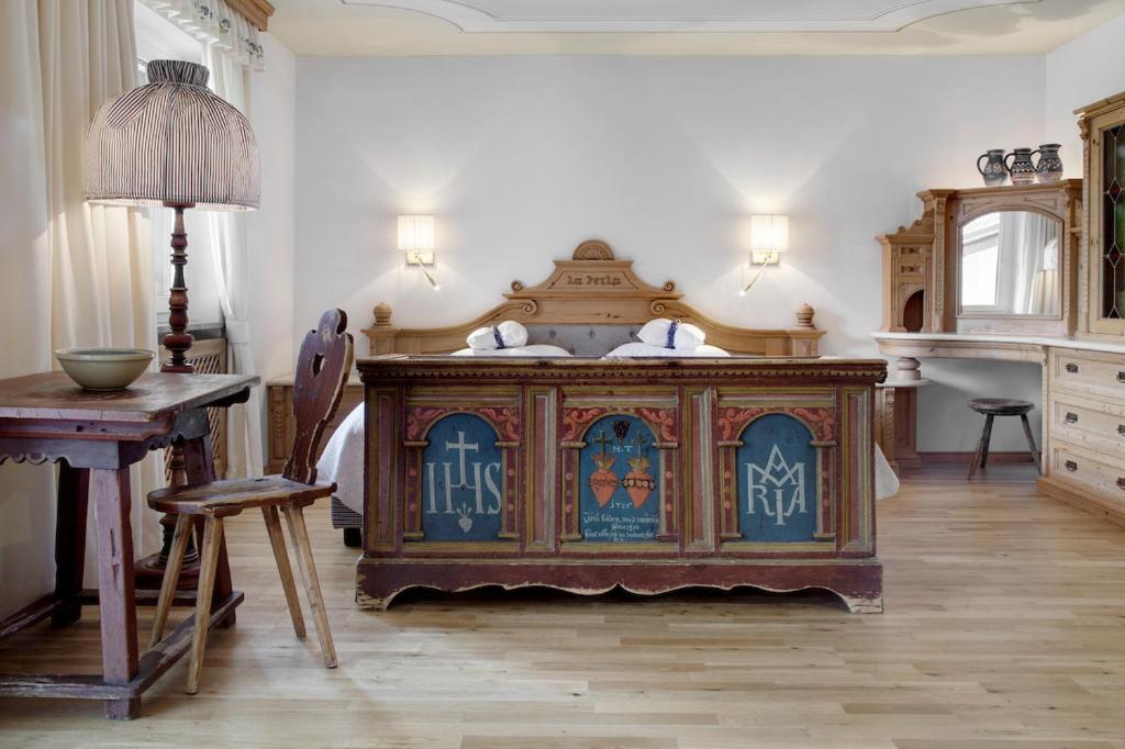 Posteľ alebo postele v izbe v ubytovaní Hotel La Perla: The Leading Hotels of the World