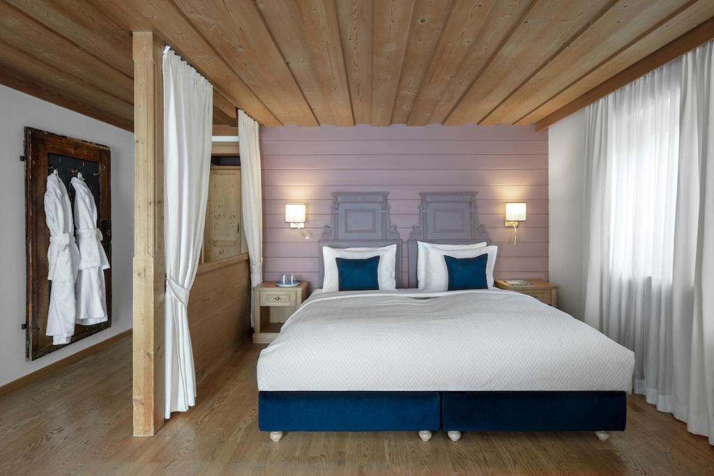 Posteľ alebo postele v izbe v ubytovaní Hotel La Perla: The Leading Hotels of the World