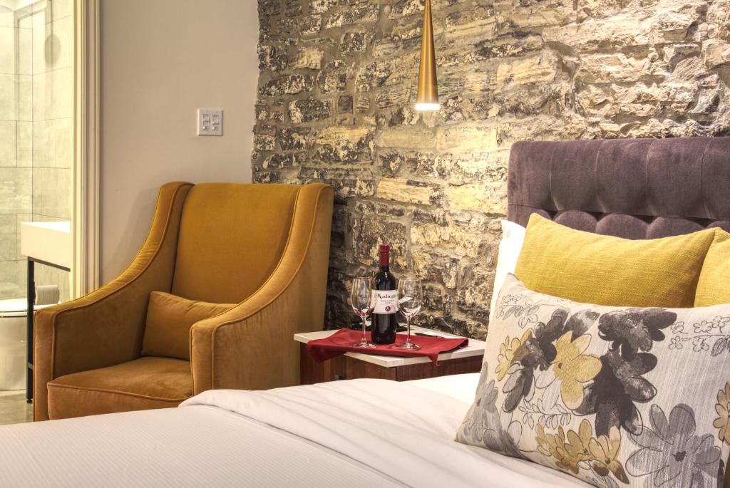 Posezení v ubytování Hotel Manoir D'Auteuil