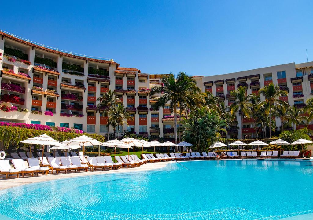 Bazén v ubytování Grand Velas Riviera Nayarit nebo v jeho okolí
