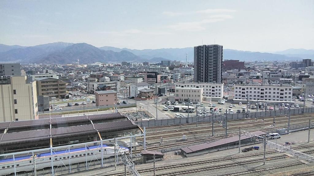 Nespecifikovaný výhled na destinaci Nagano nebo výhled na město při pohledu z hotelu