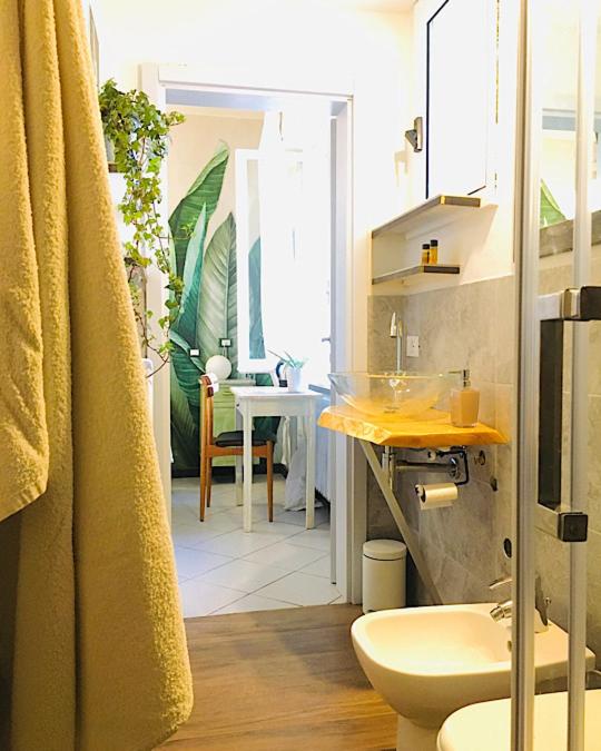 Kuchyň nebo kuchyňský kout v ubytování B&B La Volpina
