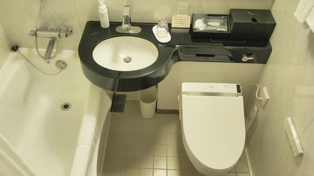 Koupelna v ubytování Hotel Metropolitan Nagano