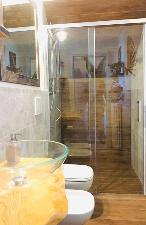Koupelna v ubytování B&B La Volpina