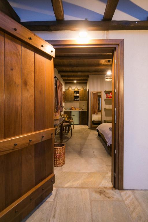 Postel nebo postele na pokoji v ubytování Karaiskos Agritourism Farm