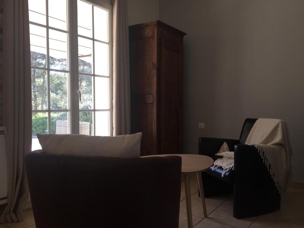 Posezení v ubytování Une Pause en Provence