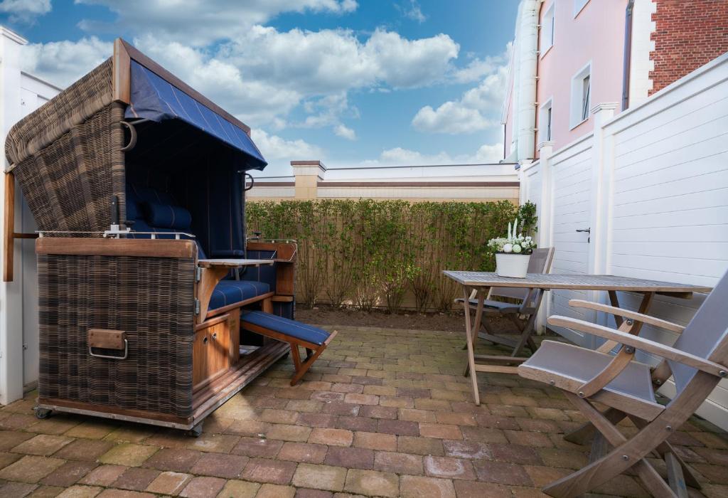Patio nebo venkovní prostory v ubytování Meer-Lust-Sylt Haus Mateika