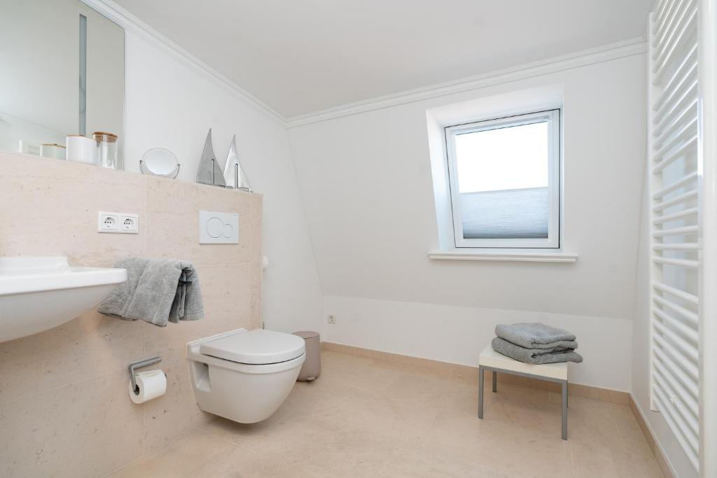 Koupelna v ubytování Meer-Lust-Sylt Haus Mateika