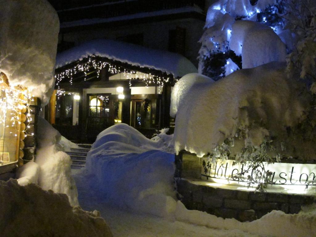 Hotel Castor v zimě