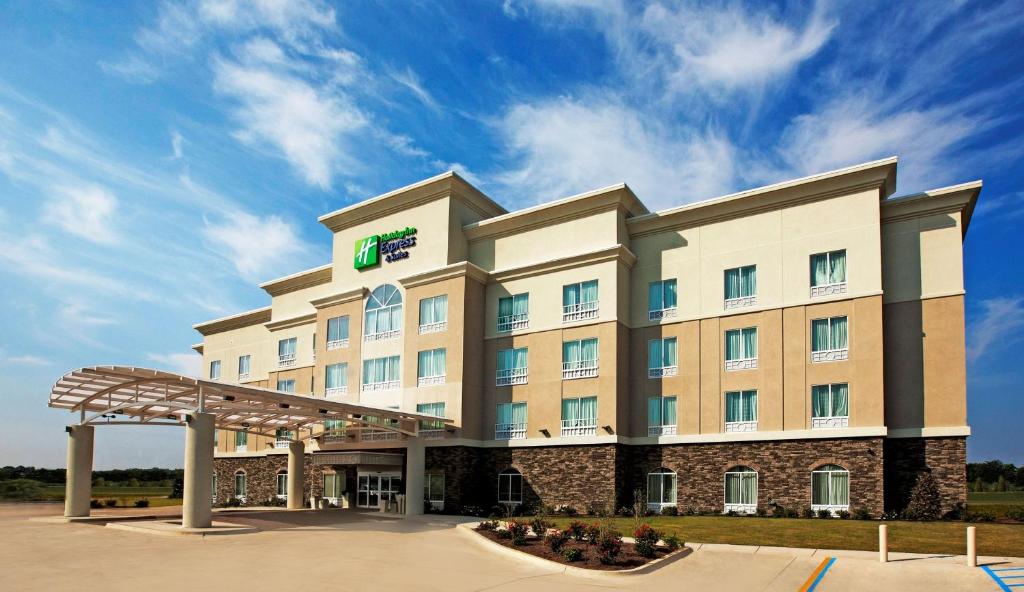 a rendering of a hotel with a building at Holiday Inn Express and Suites Bossier City Louisiana Downs, an IHG Hotel in Bossier City
