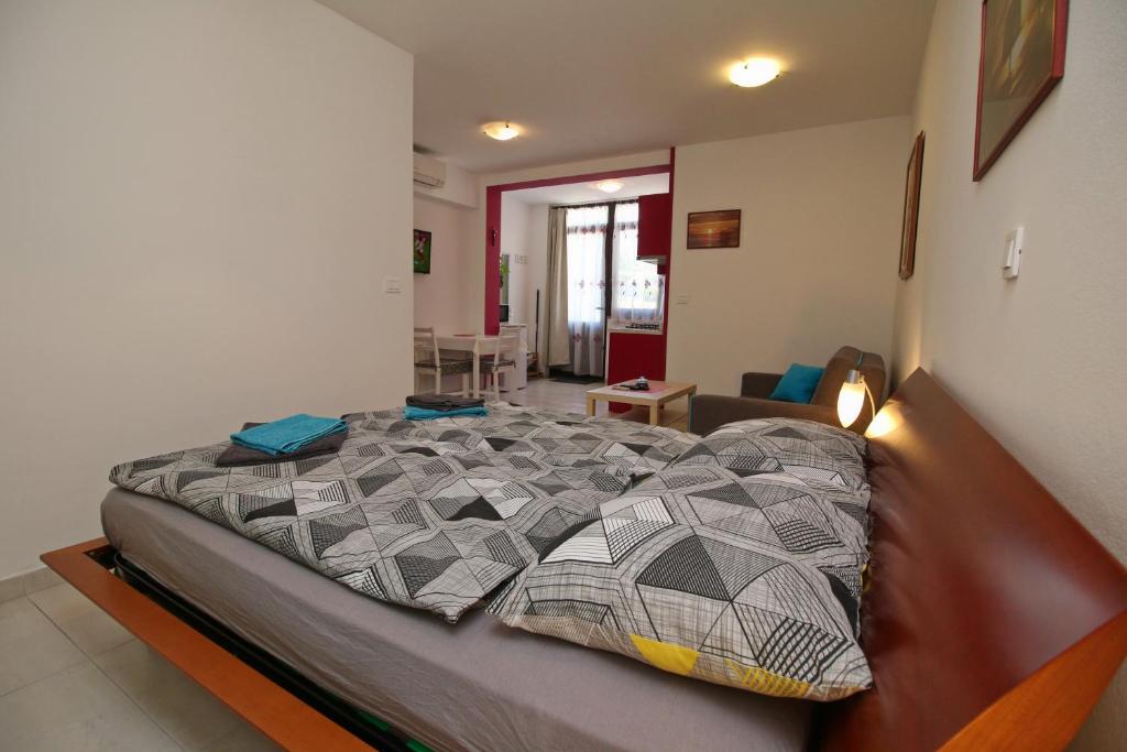 Postel nebo postele na pokoji v ubytování Apartment Svid