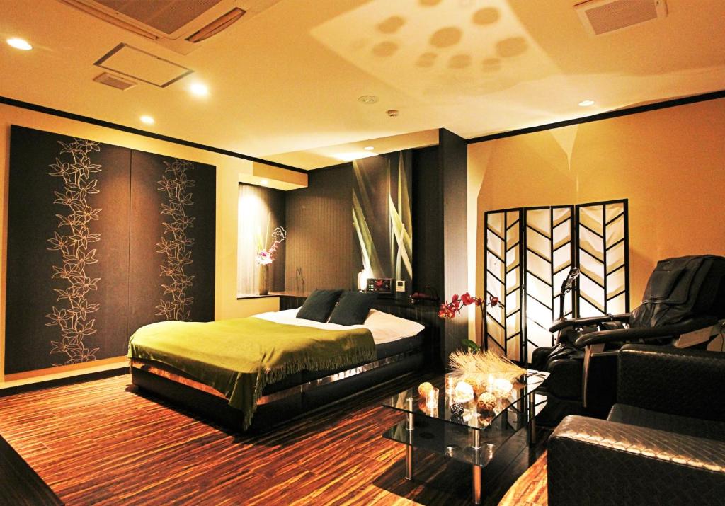 Posezení v ubytování HOTEL O2 -Adult Only-
