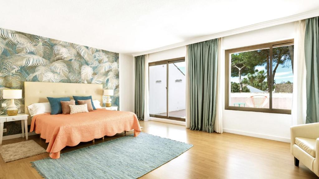 Кровать или кровати в номере Villa Marina