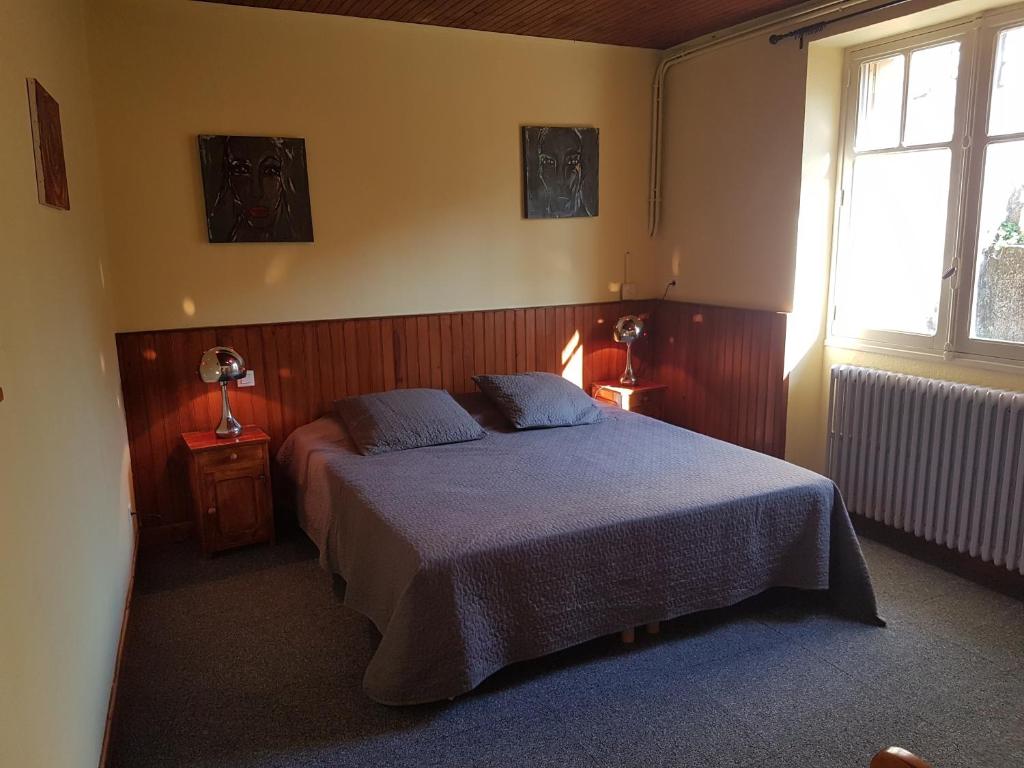 Postel nebo postele na pokoji v ubytování Domaine Sela