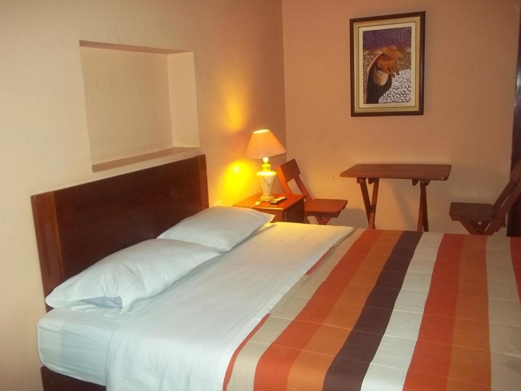 Letto o letti in una camera di Hotel Excalibur