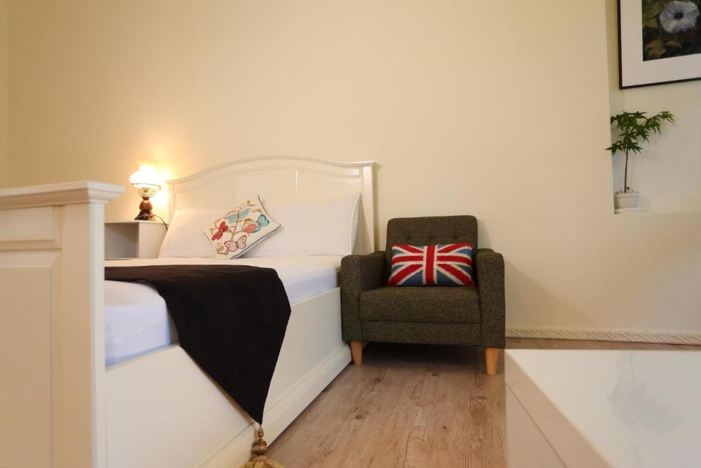 Postel nebo postele na pokoji v ubytování Focaccia Manor B&B
