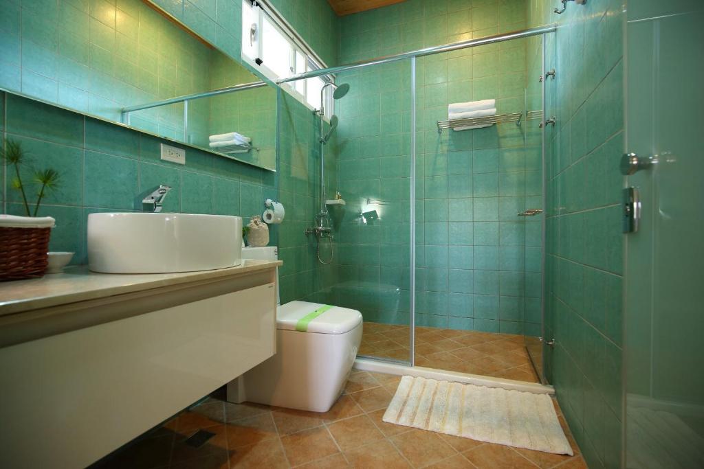 Koupelna v ubytování Focaccia Manor B&B