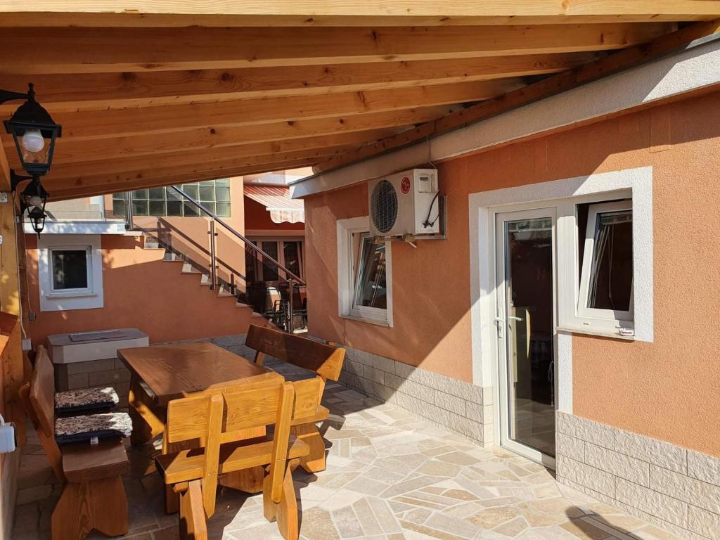 Balkón nebo terasa v ubytování Dramalj 17 Apartments