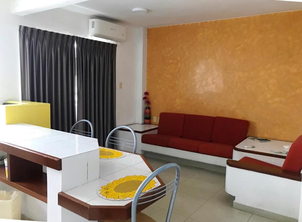 Posezení v ubytování Hotel Suites Regina