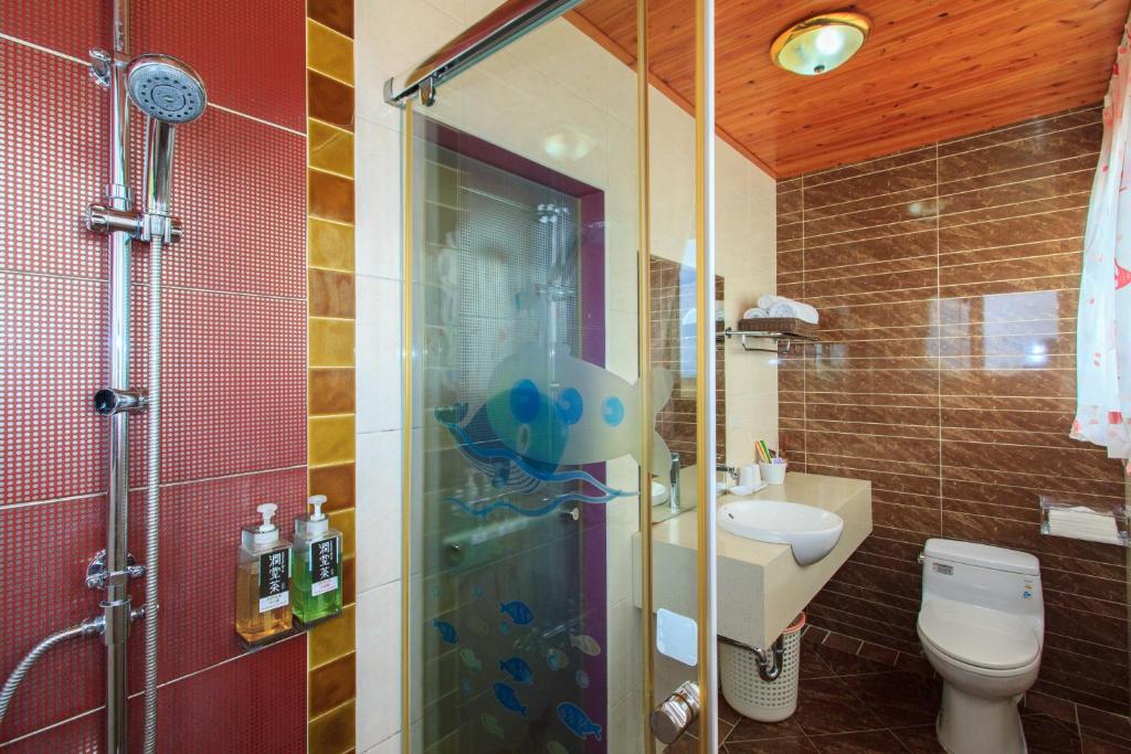 Koupelna v ubytování Lanyang Beach Villa
