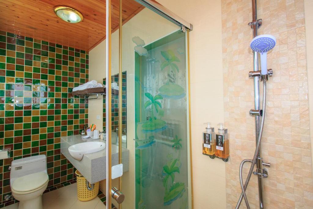 Koupelna v ubytování Lanyang Beach Villa