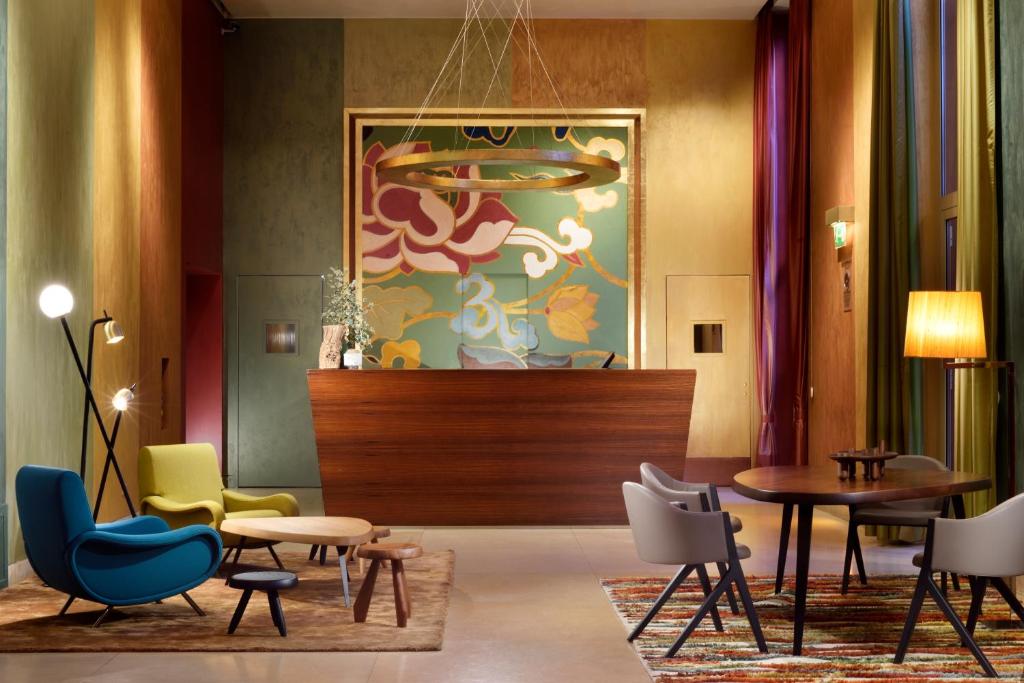 Posezení v ubytování Enterprise Hotel Design & Boutique