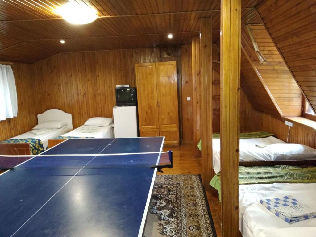 Postel nebo postele na pokoji v ubytování Садиба Каньйон