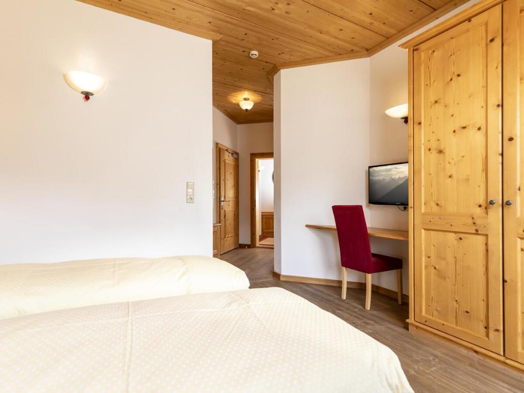 Posteľ alebo postele v izbe v ubytovaní Gästehaus Larch