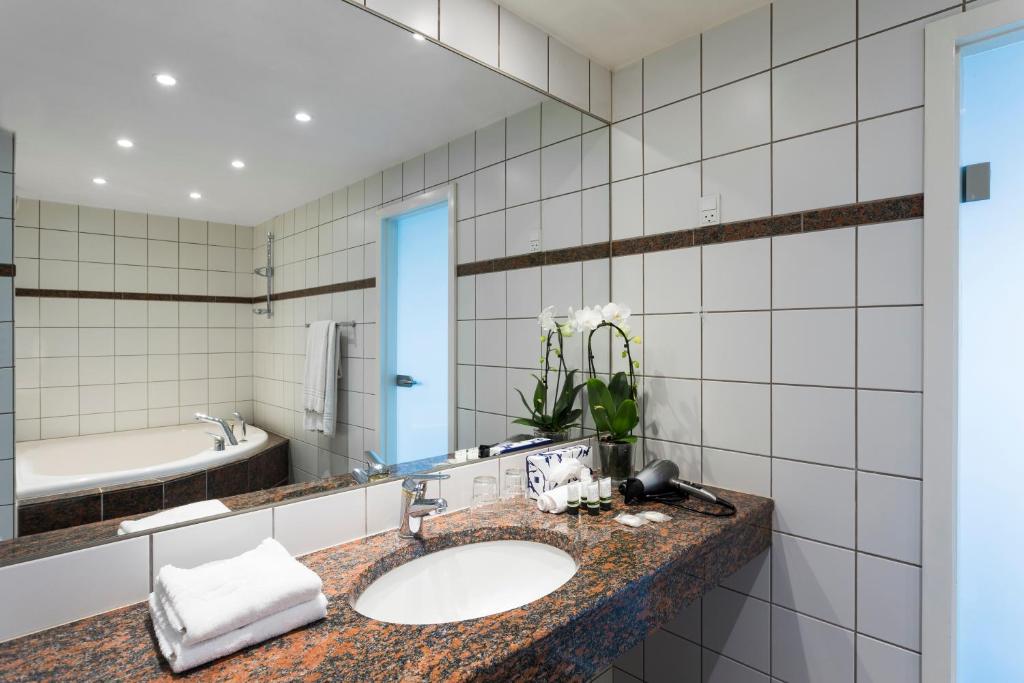 Koupelna v ubytování Glostrup Park Hotel