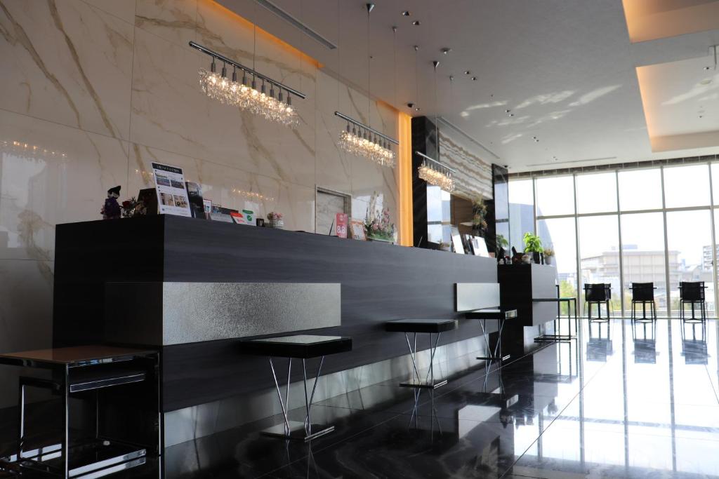 Vstupní hala nebo recepce v ubytování Piazza Hotel Nara