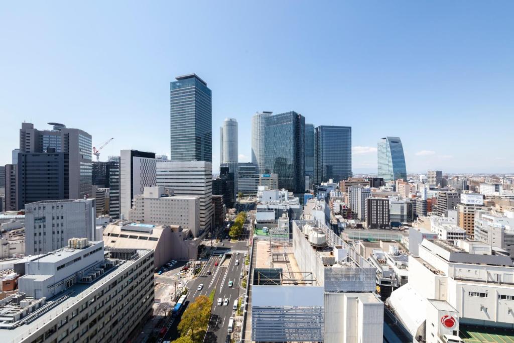 ホテルから撮影された、または一般的な名古屋市の景色