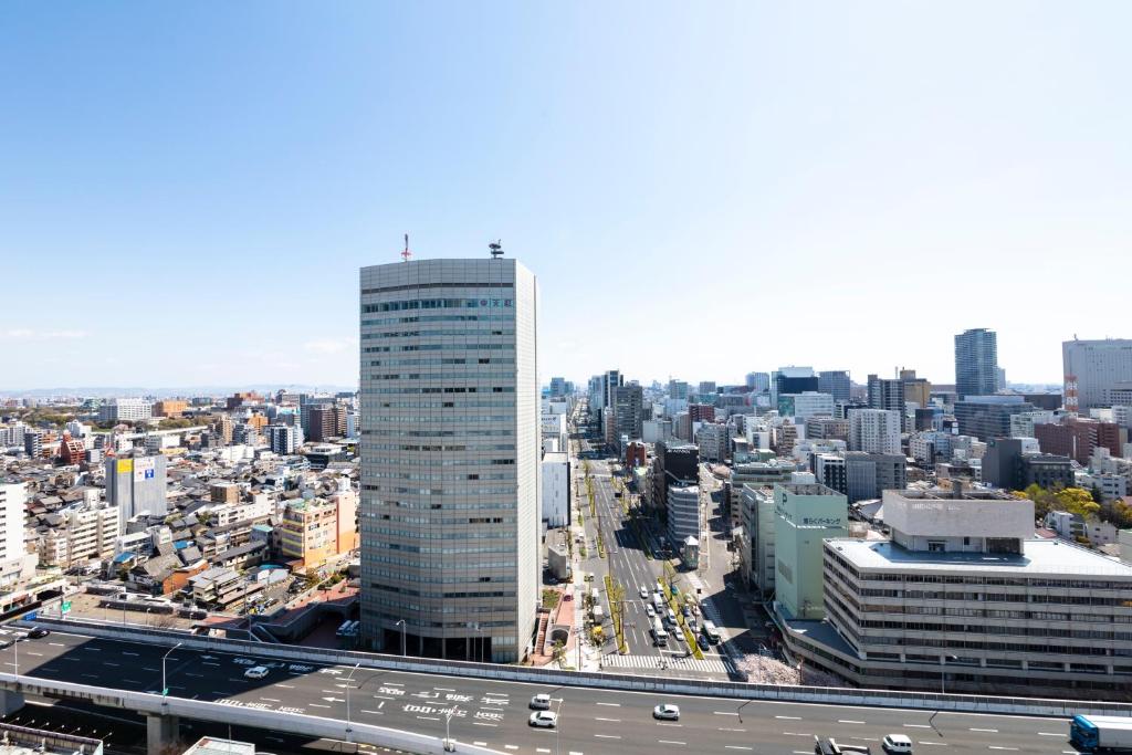 ホテルから撮影された、または一般的な名古屋市の景色