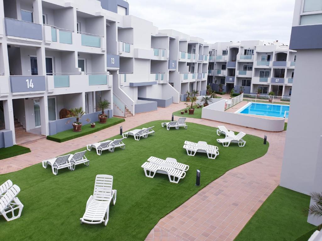 The swimming pool at or close to Sun Edelweiss