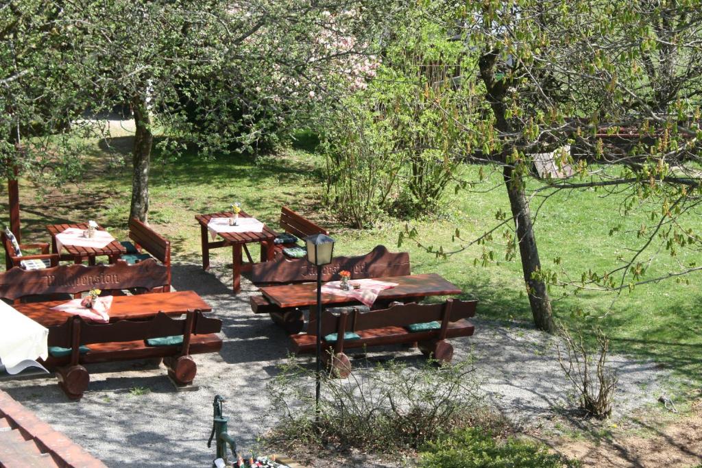 Zahrada ubytování Waldpension Jägerstüberl