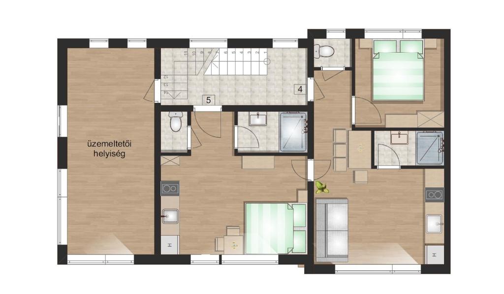 Barka Apartmanok Siófok - Wohnung