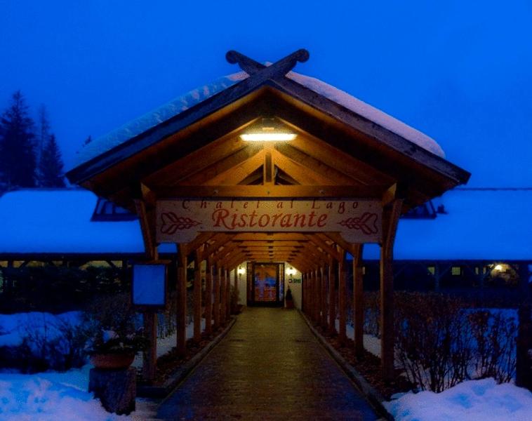 Chalet Al Lago v zimě