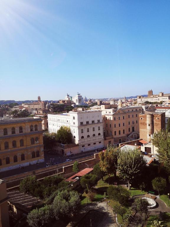 Výhľad na mesto Rím alebo výhľad na mesto priamo z apartmánu