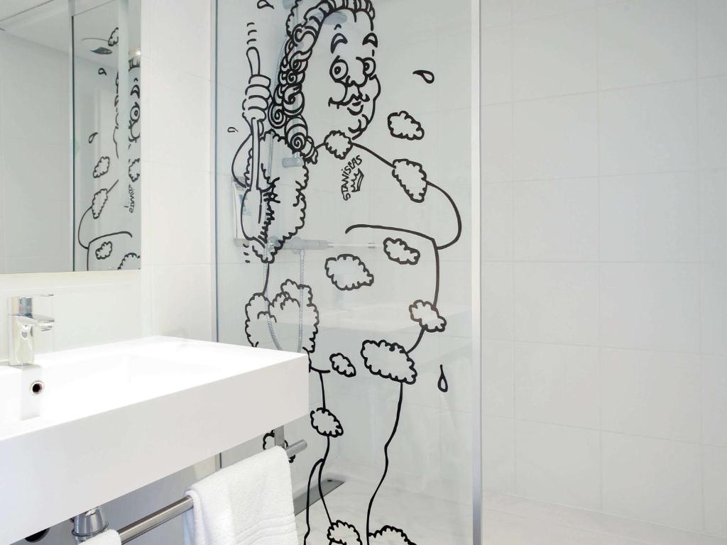 Koupelna v ubytování ibis Styles Nancy Sud