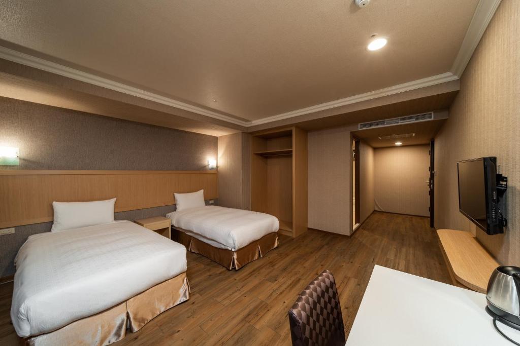 Fish Hotel-Pingtung - Deluxe Twin Room Zonder Uitzicht