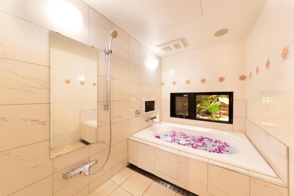 Koupelna v ubytování Hotel Lotus Nara (Adult Only)