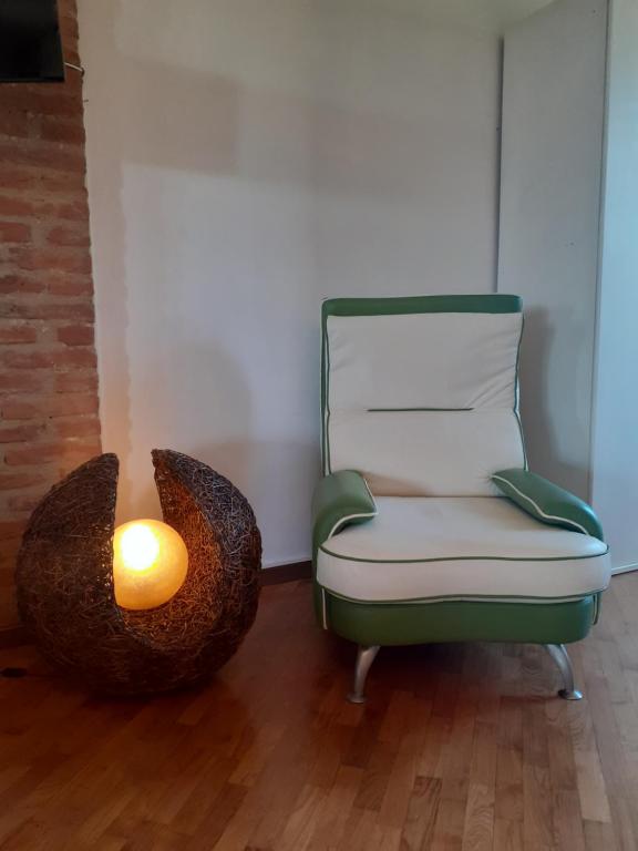 Posezení v ubytování B&B Cascina in Franciacorta