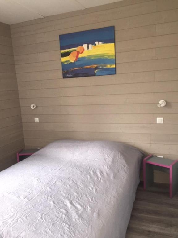 Postel nebo postele na pokoji v ubytování Le Mas de la Grenouillère