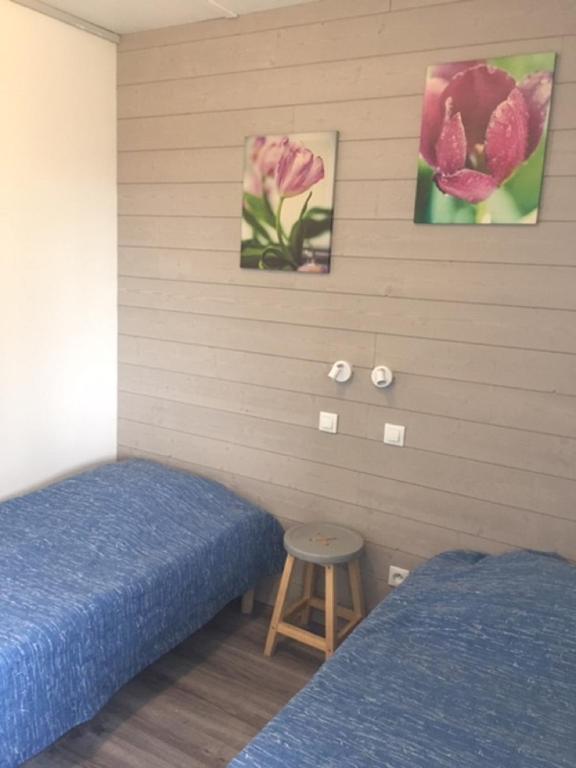 Postel nebo postele na pokoji v ubytování Le Mas de la Grenouillère